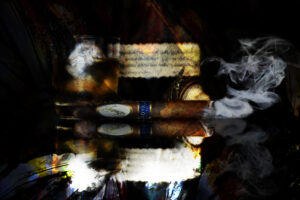 Royal Ember Davidoff Royal Cigar and Blanton's Bourbon Fine Art