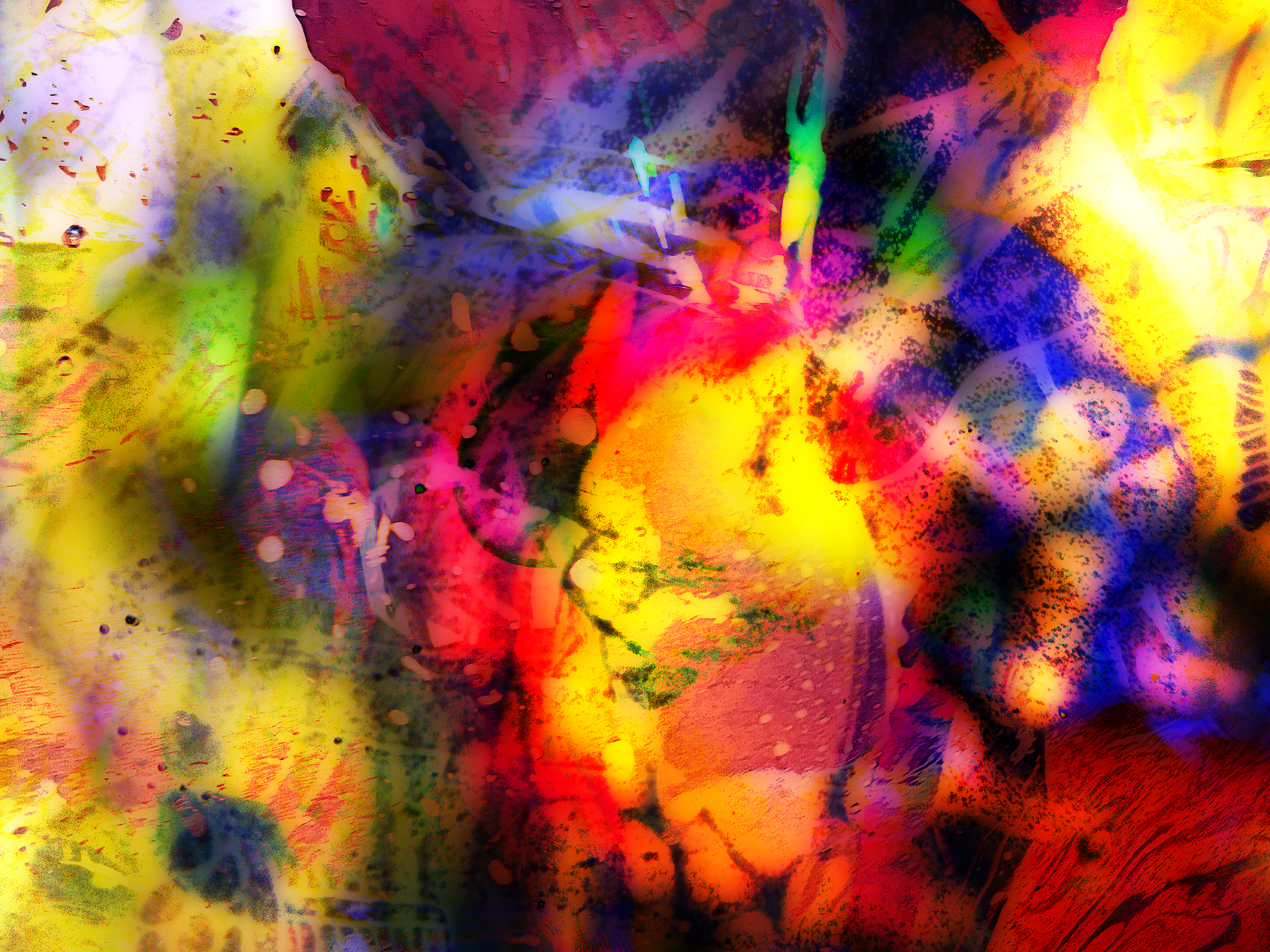 pastel abstract moving around colors One of One