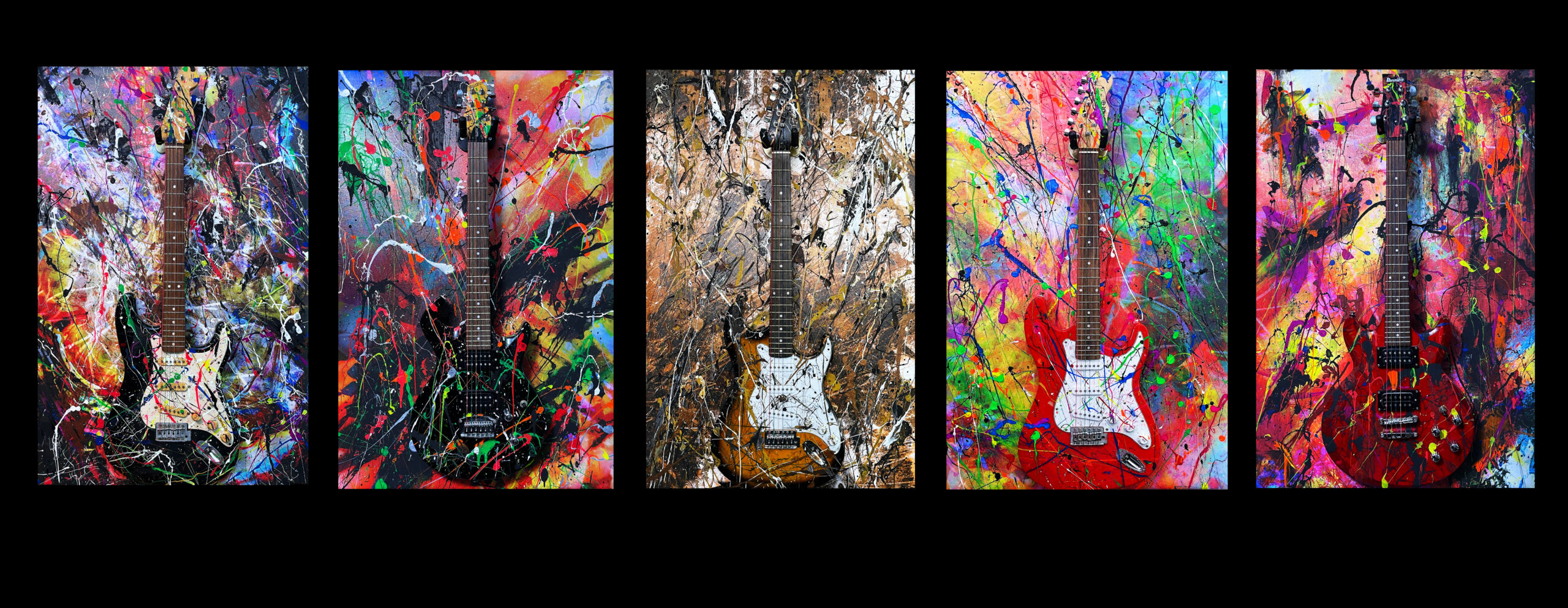 One Of One play your guitar art series
