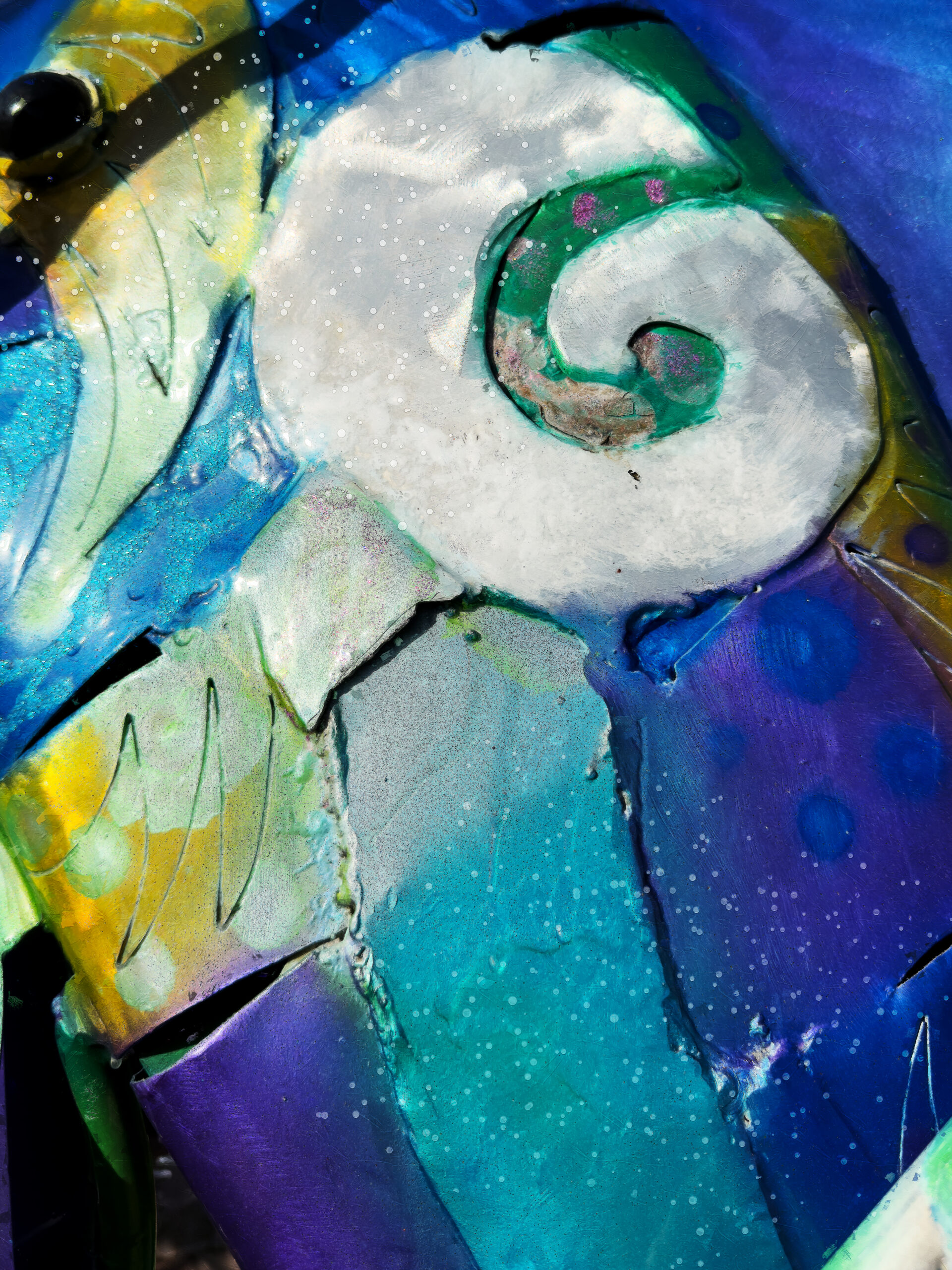 Emerald Dreams Awaken Abstract Fine Art