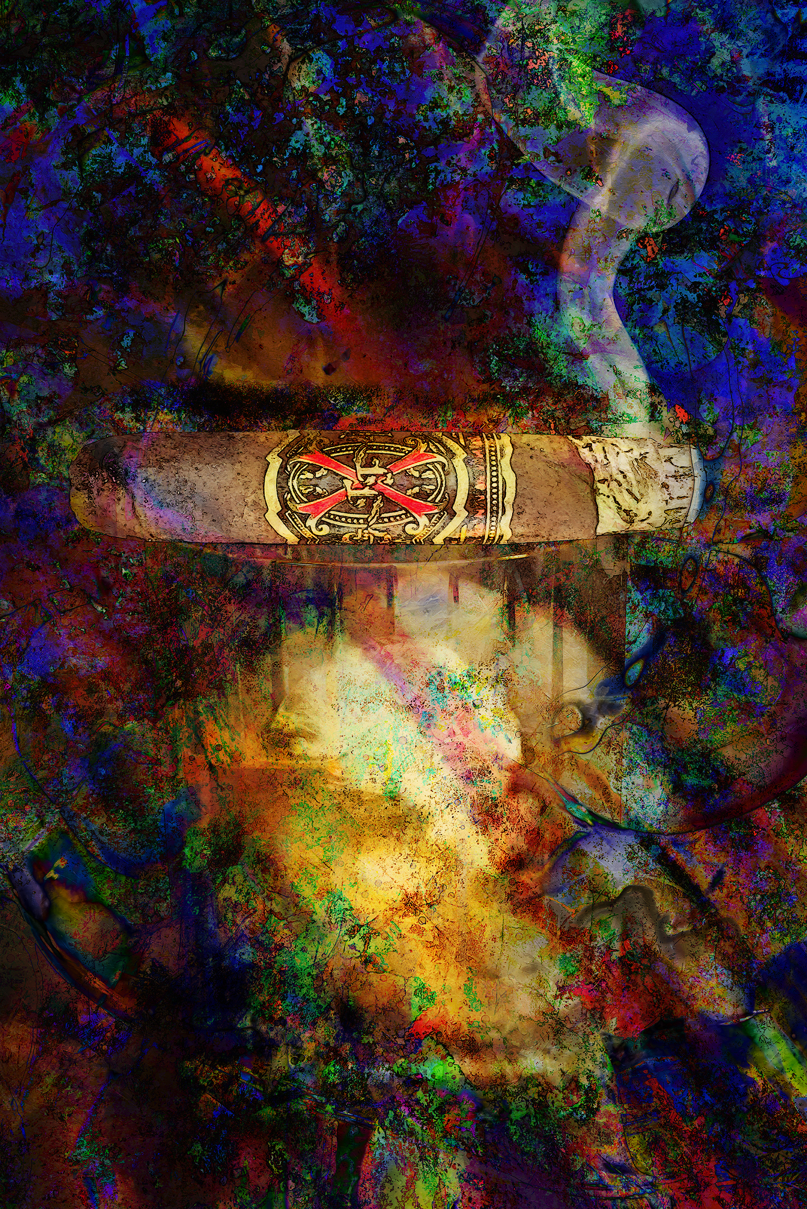 Opus X Bourbon Art