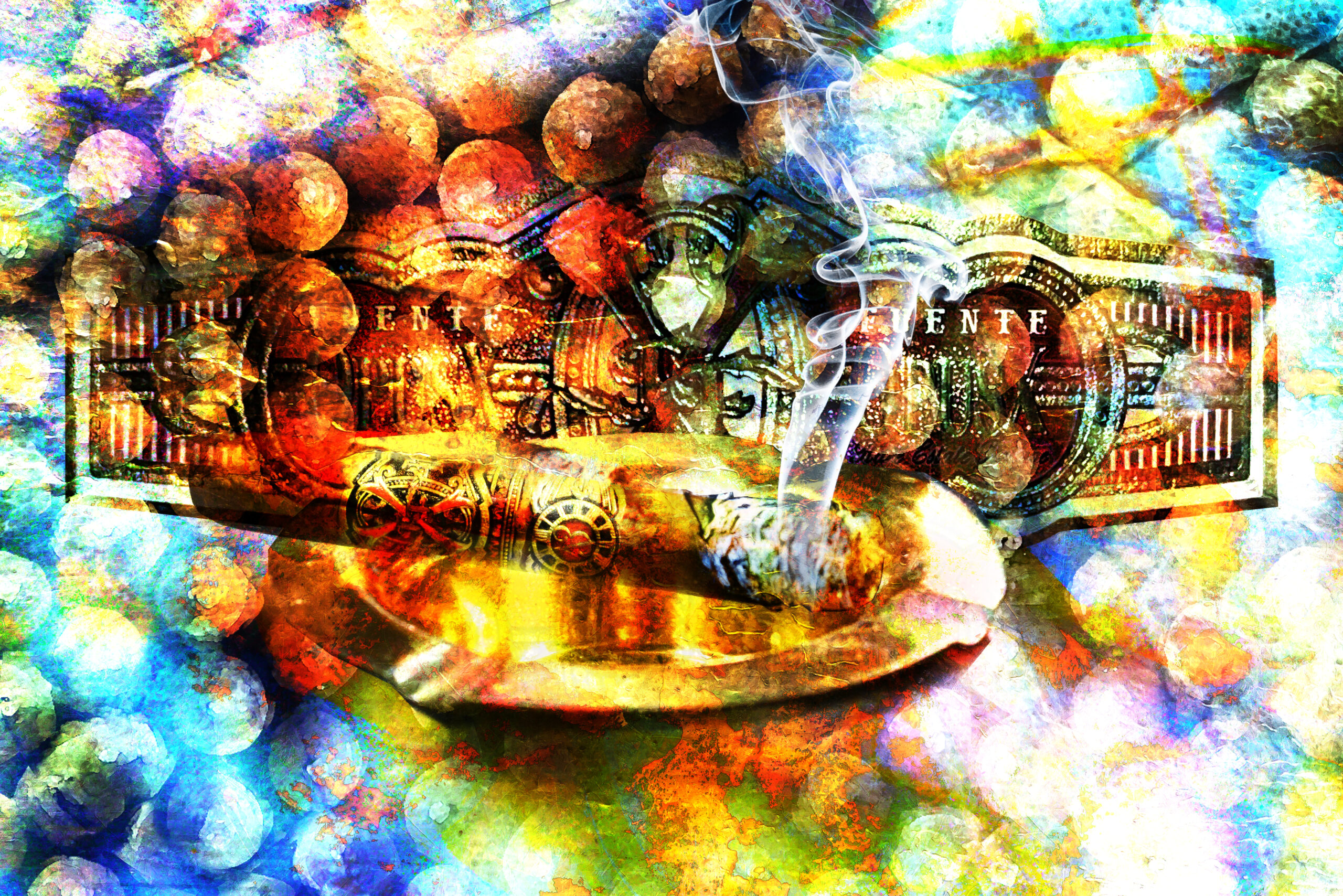 Arturo Fuente Opus X Cigar Abstract Fine Art