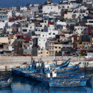 Boats In Tangier Morocco