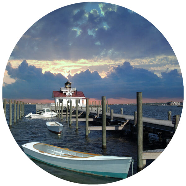 OBX Roanoke Marsh Lighthouse Manteo North Carolina Art