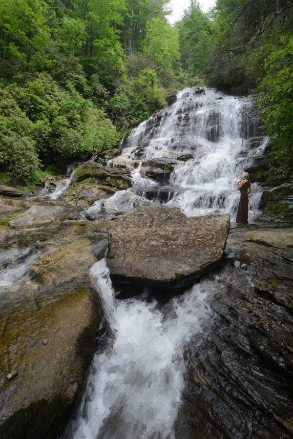 Highlands North Carolina Waterfalls Painting