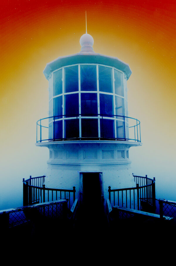 West Coast Abstract Lighthouse close up painting