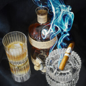 Davidoff Anniversary Cigar and Blanton's Bourbon