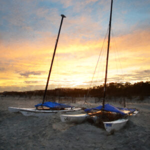 Hilton Head Island South Carolina Sail Boat Art
