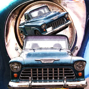 Vintage Chevy Muscle Truck Art