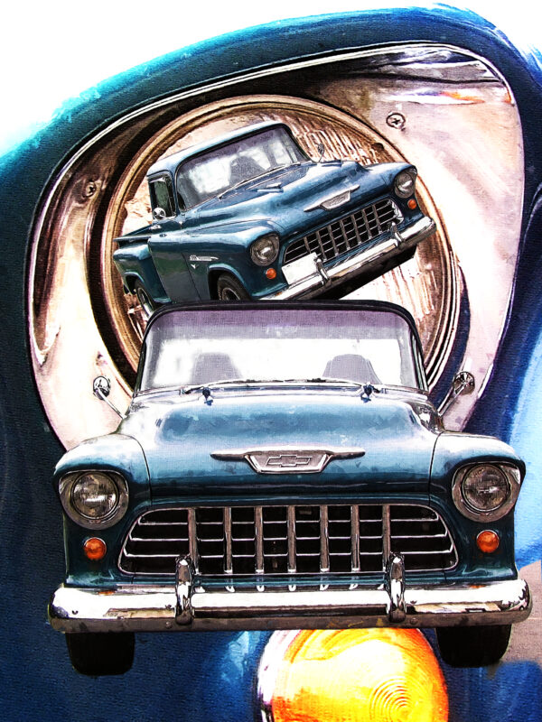 Vintage Chevy Muscle Truck Art