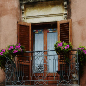 Sicily Italy Window Art Painting