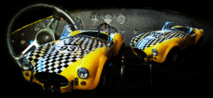 Race Car Cobra Wall Art by Artist Michael John Valentine of Lake Norman