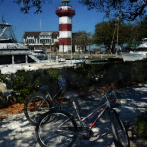 Bikes at The Hilton Head Island Lighthouse