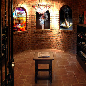 Wine and Cigar Room Wall Art by Artist Michael John Valentine of Lake Norman