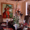 Lady in The Red Dress Wall Art Painting on Canvas by Artist Michael John Valentine of Davidson North Carolina