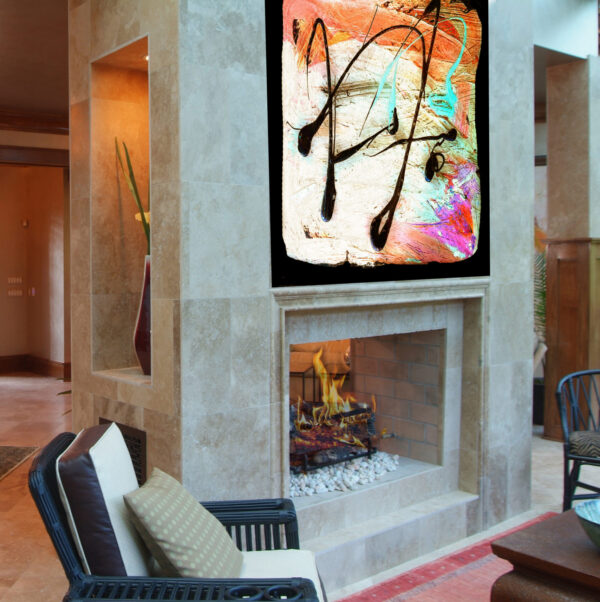 Contemporary Modern Art Painting on Canvas by Lake Norman Artist Michael John Valentine