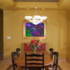 Abstract Flowering Wall Art by Artist Michael John Valentine of Lake Norman