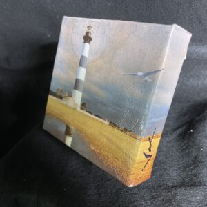 Bodie Island Lighthouse OBX Gallery Wrapped Canvas by North Carolina Artist Michael John Valentine