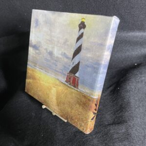 Cape Hatteras Lighthouse Outer Banks OBX Gallery Wrapped Wall Art by Artist Michael John Valentine of Charlotte North Carolina
