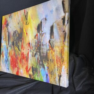 People Pleaser is an Abstract Original Gallery Wrapped Wall Art Canvas by artist Michael John Valentine of Cornelius North Carolina