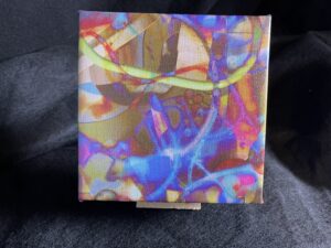 Abstract Modern Art Titled Moving Day Gallery Wrapped Canvas by Artist Michael John Valentine of Cornelius North Carolina