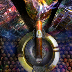 Abstract Davidoff Cigar Painting on canvas