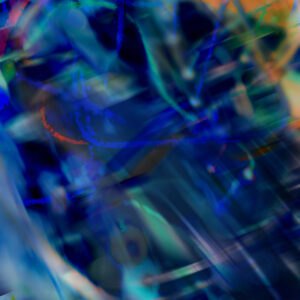 I've Got The Blues is an original Mixed Media Abstract Painting on Canvas by Charlotte Artist Michael John Valentine