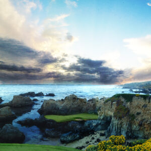 sixth hole virtual reality golf hole art