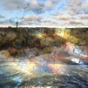 Abstract Cape Hatteras Lighthouse Wall Art by Artist Michael John Valentine of Charlotte NC