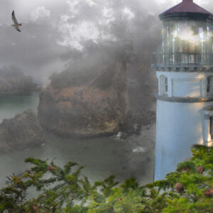 Oregon Lighthouse Art