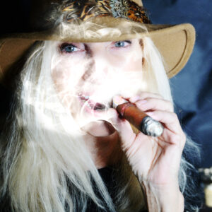 Davidoff Blend Cigar Lady by Artist Michael John Valentine of Davidson North Carolina