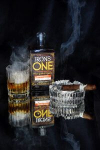 Irons One Bourbon whiskey Fine Art by Artist Michael John Valentine of Davidson North Carol;ina