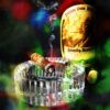 Pappy Van Winkle's 15 years old and Fuente Opus X Cigar by artist Michael John Valentine of Lake Norman North Carolina