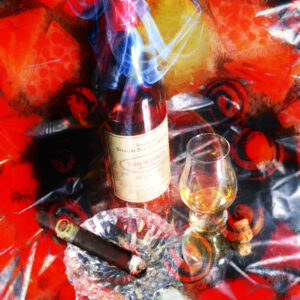 Pappy and Padron Abstract Fine Art by artist Michael John Valentine of Cornelius North Carolina