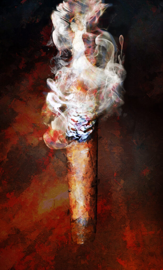 cigarette smoke art Lady In The Cigar Fine Why Artists Can't Quit Cigarettes