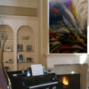 Surviving On This Earth abstract modern wall art by artist Michael John Valentine