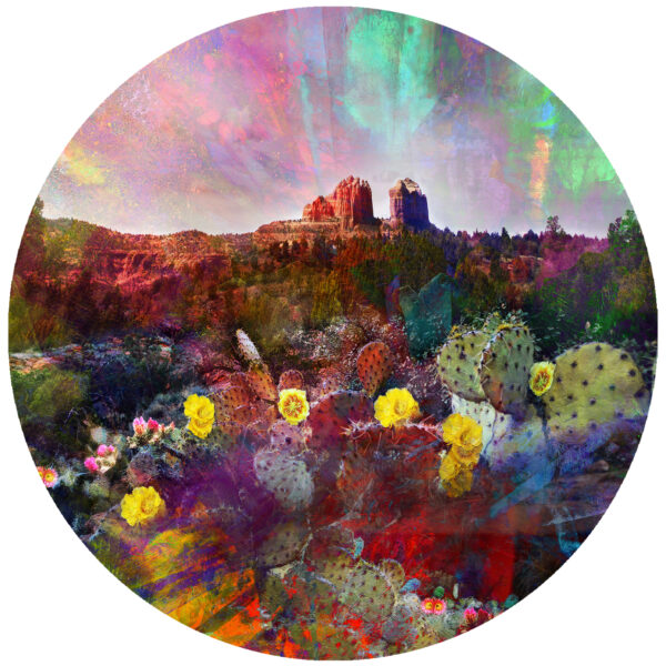 sedona flowering abstract art