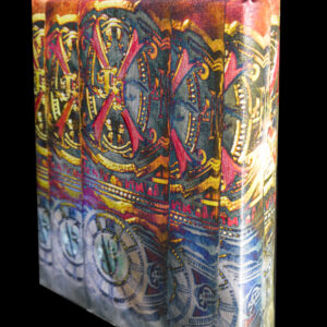Fuente Opus X Cigar Band Art 8 x 10 Gallery Wrapped Canvas