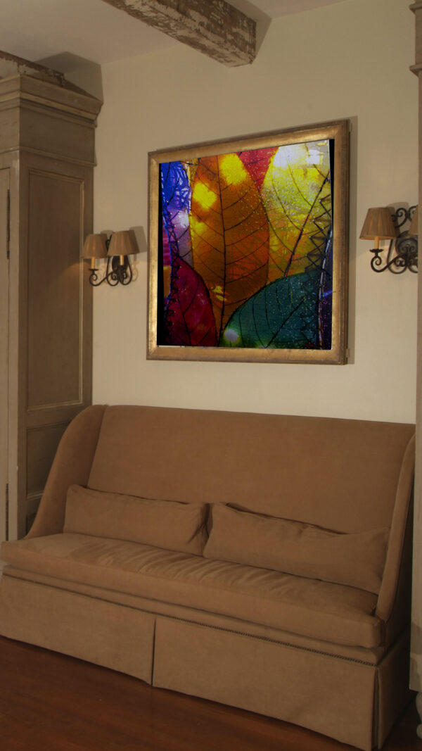 Abstract Painting On Canvas Titled Sunlight Promise by Artist Michael John Valentine