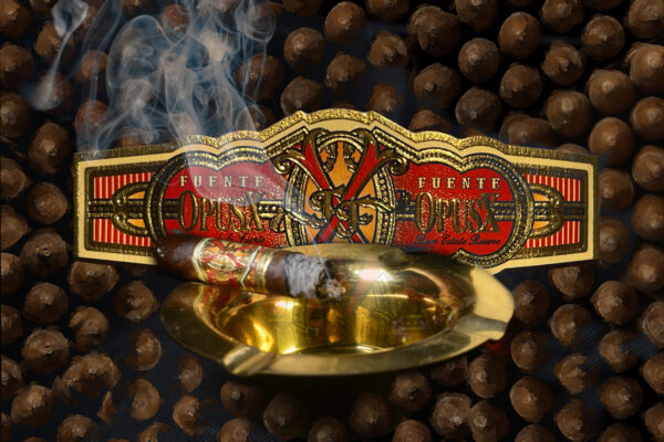 Fuente Opus X Cigar and Band Print by artist Michael John Valentine