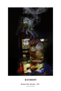 Davidoff Royal and Four Roses Poster Print by artist Michael John Valentine