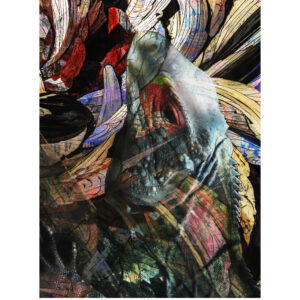 Abstract Poster Print Named Blending Into This Earth by artist Michael John Valentine