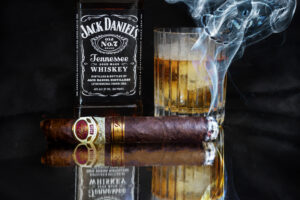 Jack Daniel's Bourbon with Padron 1926 90th Year Cigar by Artist Michael John Valentine