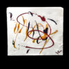 Wood Block Abstract Acrylics Original Painting By Artist Michael John Valentine