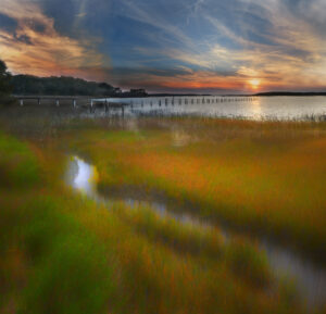 Hilton Head Island Sunset by Artist Michael John Valentine