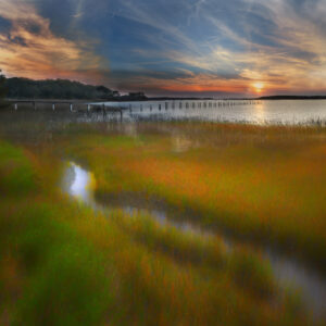 Hilton Head Island Sunset by Artist Michael John Valentine