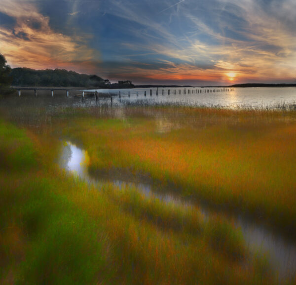 Hilton Head Island Sunset by Artist Michael John Valentine