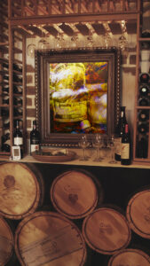 15 year rip van winkles bourbon and padron anniversary cigar painting