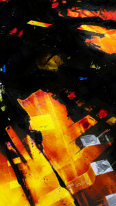 The Emotional And Powerful Beethoven Abstract Painting by Artist Michael John Valentine