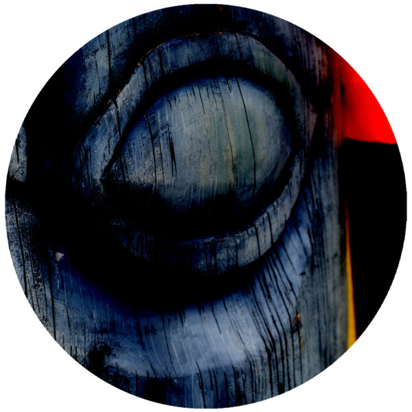 Alaskan Totem Pole Abstract Art
